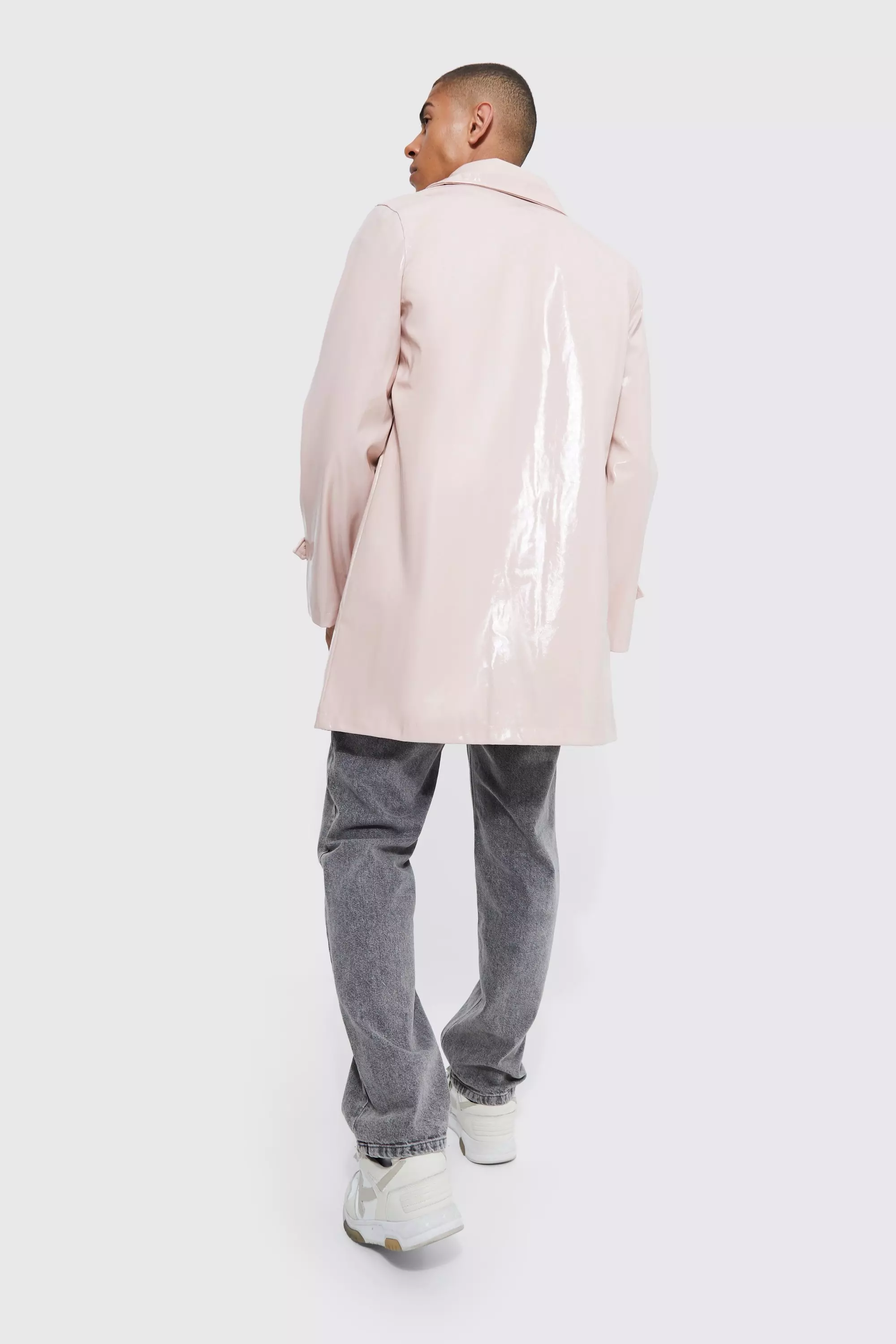 Boohooman raincoat best sale